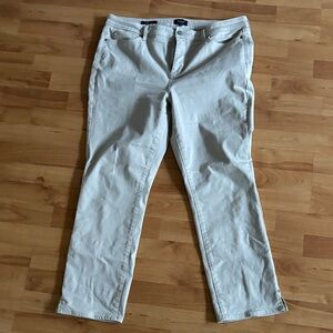 NYDJ Women's Straight Leg Cream Jeans